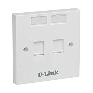 D-LINK DUAL FACEPLATES WITH KEYSTONE MODULES
