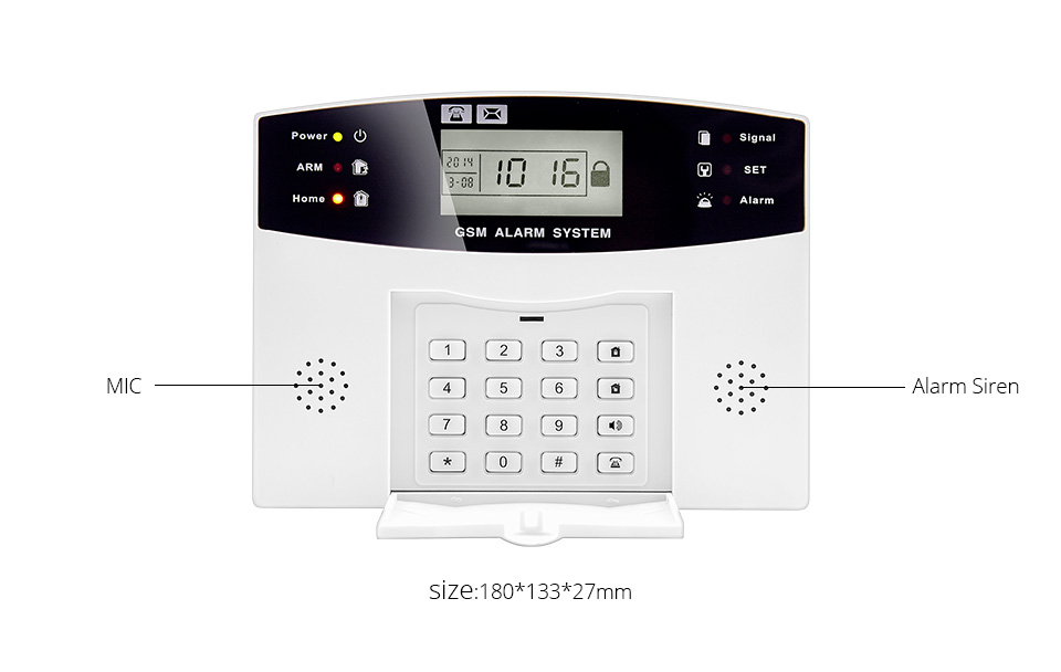 GSM Alarm System with PIR and Panic Button | Informed Systems Store GSM Alarm System