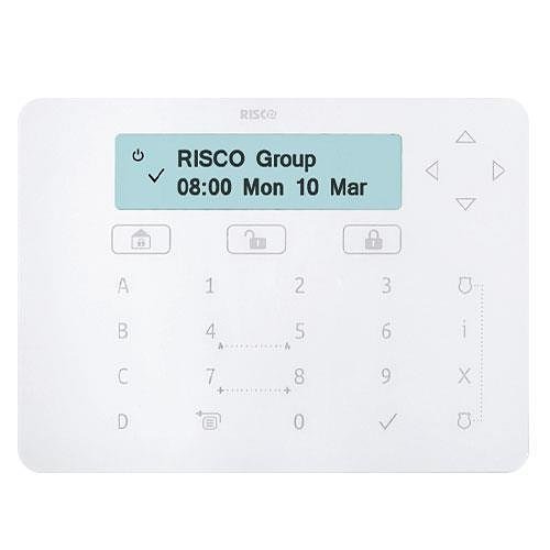 Risco Prosys Elegant Keypad White | Informed Systems Store Risco Prosys Elegant Keypad White