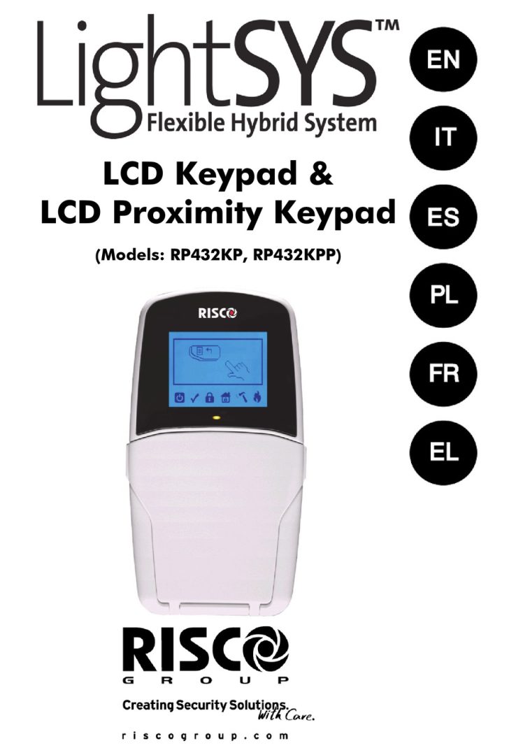 LightSYS LCD Keypad for Alarm Systems | Informed Systems Store LightSYS LCD Keypad for Alarm Systems - Image 2