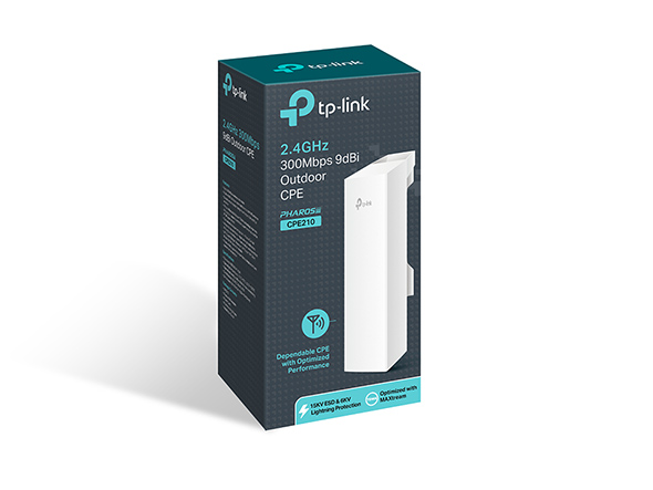 TP-Link CPE210 2.4Ghz 300Mbps 9dBi Outdoor CPE | Informed Systems Store TP-Link CPE210 2.4Ghz 300Mbps 9dBi Outdoor CPE - Image 2