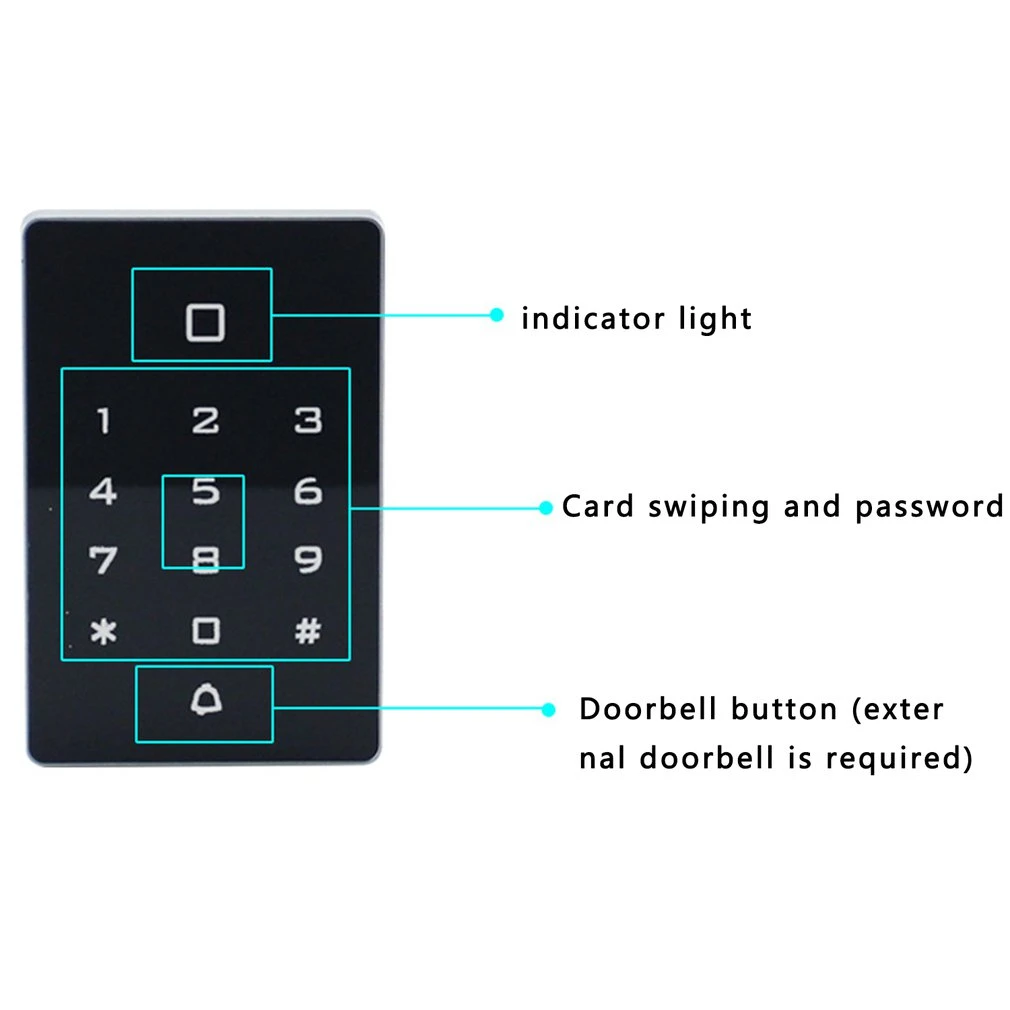 MF Card Plastic Single Door Access Controller | Informed Systems Store MF Card Plastic Single Door Access Controller - Image 2