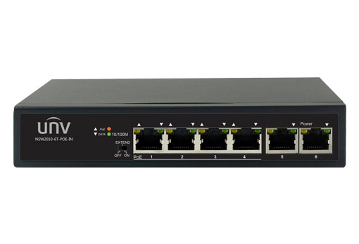 Uniview 4 Port PoE Switch NSW2010-6T-PoE | Informed Systems Store Uniview 4 Port PoE Switch NSW2010-6T-PoE