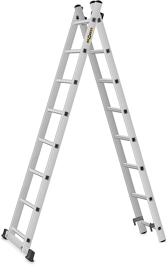 Aluminum Folding Ladder 2 X 8 | Informed Systems Store Aluminum Folding Ladder 2 X 8