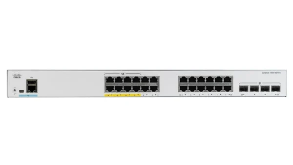 Cisco Catalyst C1000-24P-4G-L network switch Managed L2 Gigabit Ethernet (10/100/1000) Power over Ethernet (PoE) Grey | Informed Systems Store Cisco Catalyst C1000-24P-4G-L network switch Managed L2 Gigabit Ethernet (10/100/1000) Power over Ethernet (PoE) Grey