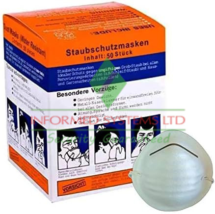 Krickwood Dust Mask Packet Of 50 Pieces | Informed Systems Store Krickwood Dust Mask Packet Of 50 Pieces