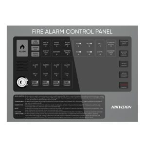 HikFire 4-Zone Conventional Fire Alarm Control Panel HF-C104(O-STD)