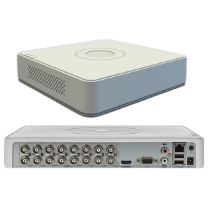 Hikvision 16-Channel 720p Mini 1U H.265 DVR – DS-7116HGHI-M1(STD)(C)